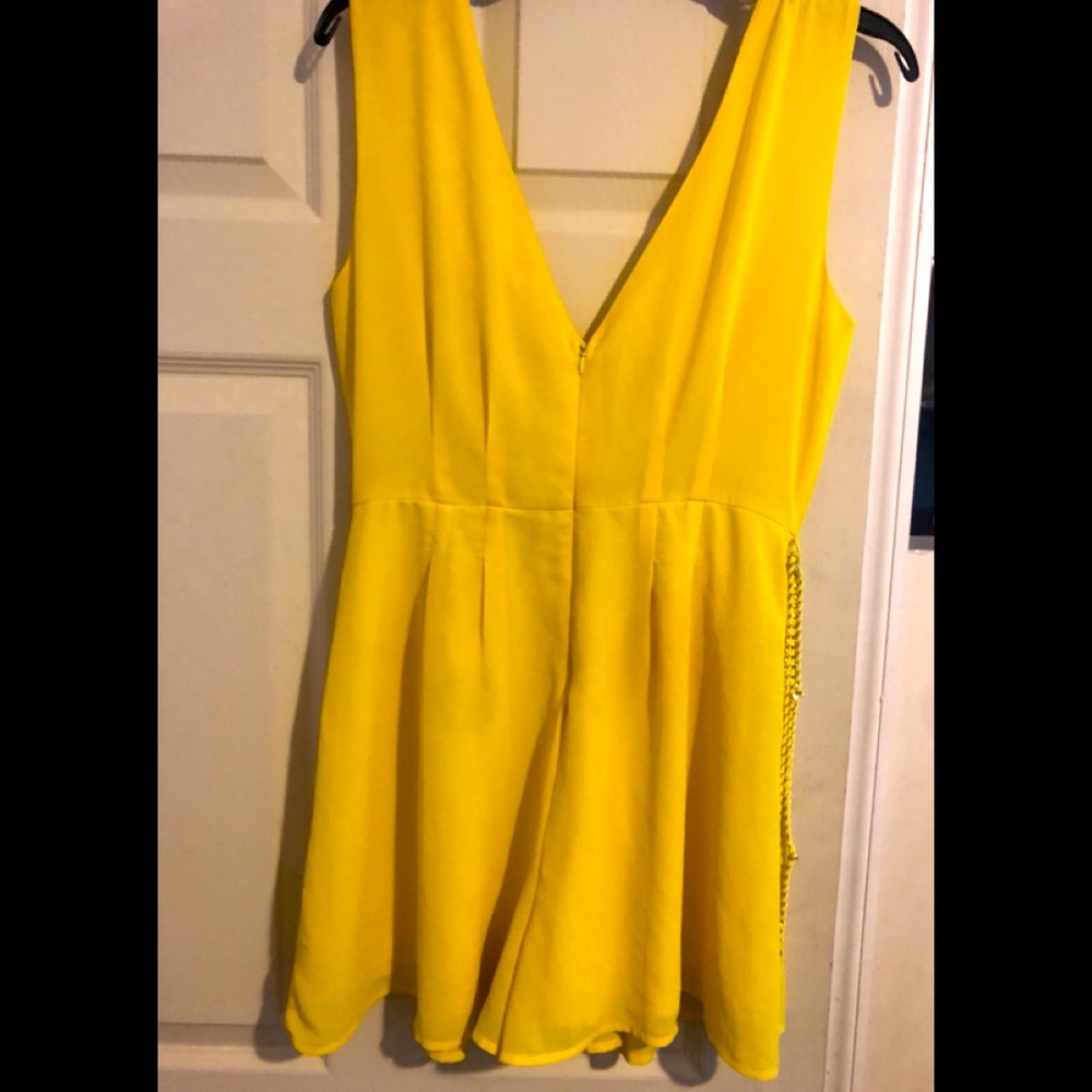 Yellow romper